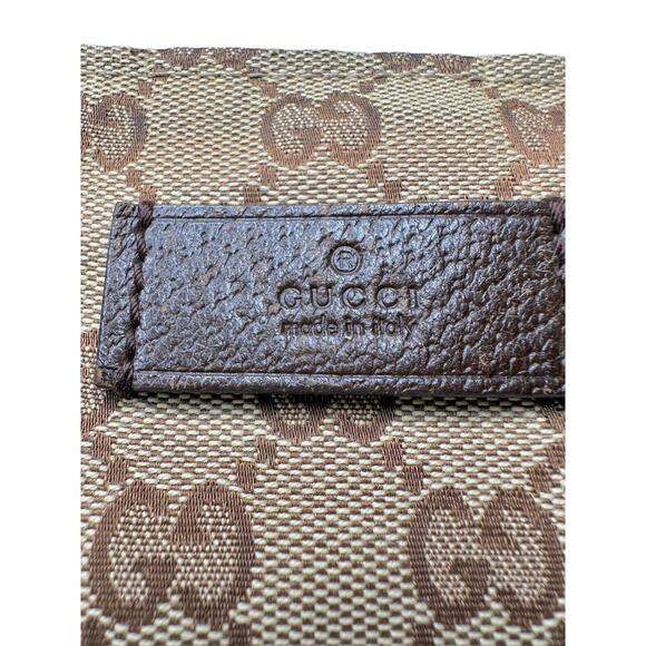 Gucci GG Canvas Web Sherry Line Tote Bag - Picture 10 of 14